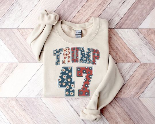 President Trump Sweatshirt, Trump 47 Election Tee, Republican Voting Shirt, 2024 Trump Mens Shirt, Womens Election Apparel for Supporters