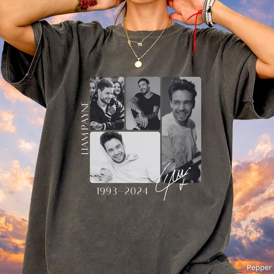 Liam Payne Tribute Shirt Liam Payne Shirt One Direction Shirt In Memory Of Liam Payne RIP Liam Payne One Direction Tribute Shirt