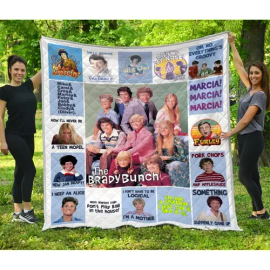 The Brady Bunch Quilts, The Brady Bunch Movie Quilt Blanket Susan Olsen