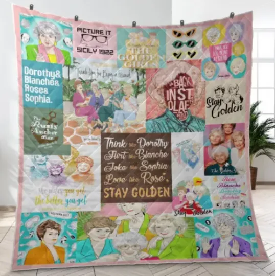 The Stay Golden Quilt  The Stay Golden Movie Quilt Blanket Xmas Gift