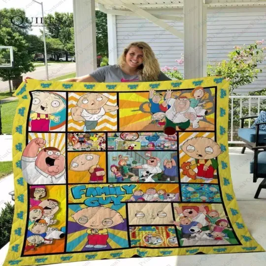 Family Guy Quilt  Family Guy Cartoon Movie Quilt Blanket