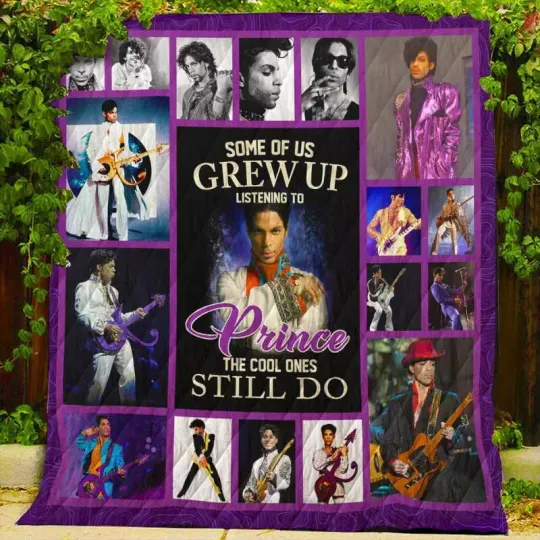 Some Of Us Grew Up Listening To Prince Btt Quilt Blanket, Gift For Fans