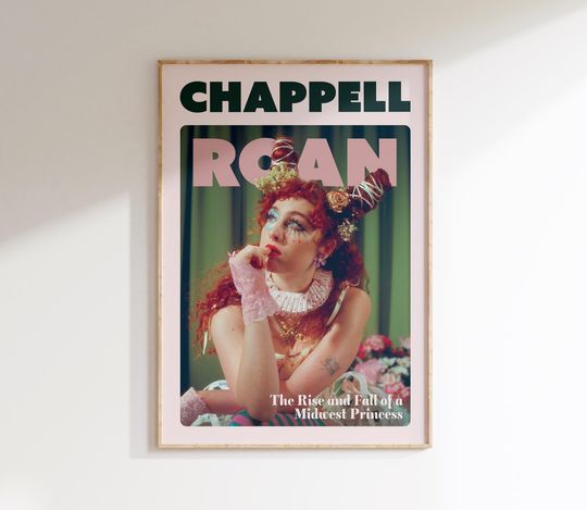 Chappell Roan Midwest Princess Poster Print | Hot to go | Pink pony club