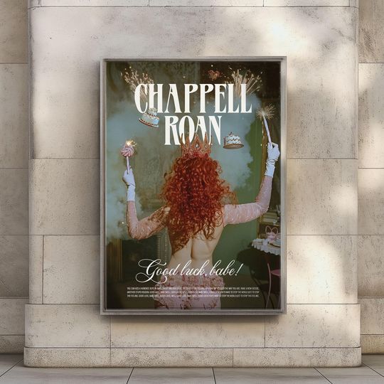 Chappell Roan "Good Luck Babe" Music Album Cover Poster
