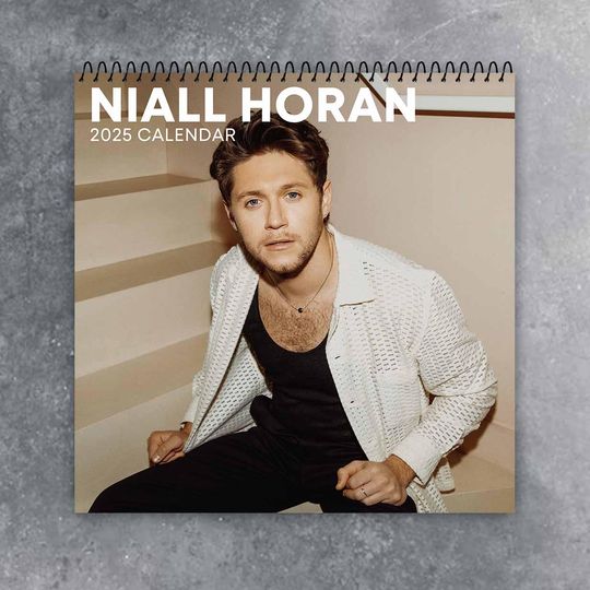 Niall Horan Wall Calendar 2025 | Celeb 2025 Calendar | One Direction Music Band | Niall Horan Singer Fan | Best Gift For Christmas, New Year