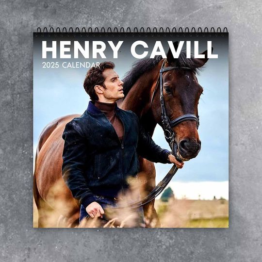 Henry Cavill Wall Calendar 2025 | Celeb 2025 Calendar | Batman v Superman: Dawn of Justice Movie | Best Gift For Christmas, New Year