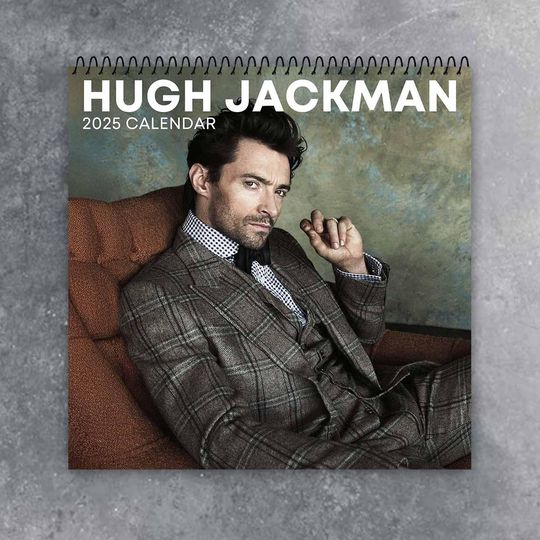 Hugh Jackman Calendar 2025 | Celeb 2025 Calendar | Deadpool & Wolverine Movie | Hugh Jackman Actor Fan | Best Gift For Christmas, New Year