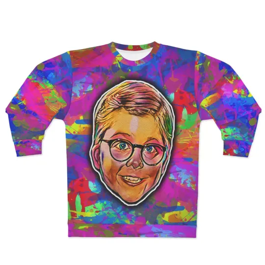 Ralphie UGLY CHRISTMAS SWEATER! A Christmas Story Movie Funny Party Sweatshirt