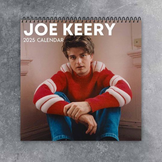 Discover Joe Keery Calendar 2025 | Celeb 2025 Calendar | Free Guy Movie | Joe Keery Actor | Best Gift For Christmas, New Year