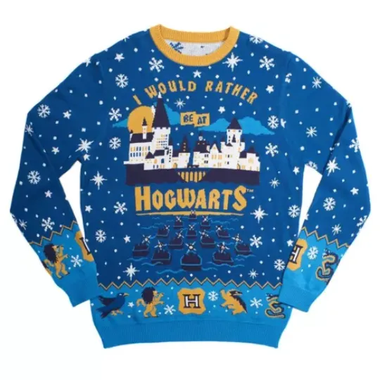 Official Harry Potter Christmas Jumper - Xmas Ugly Sweater Movies Film