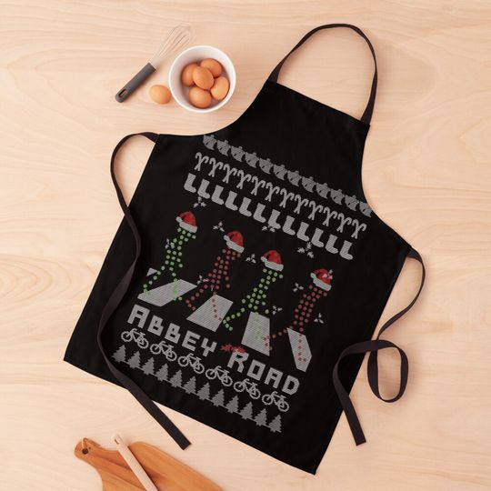 Abbey Road Ugly Christmas Model Apron