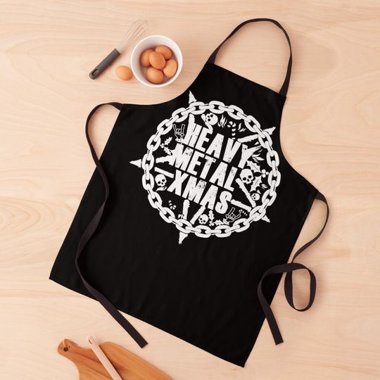 Heavy Metal Xmas Apron