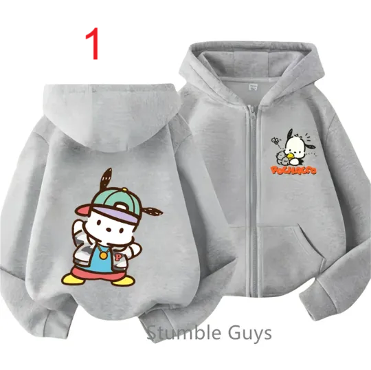 Kawaii Pochacco Zipper Hoodie