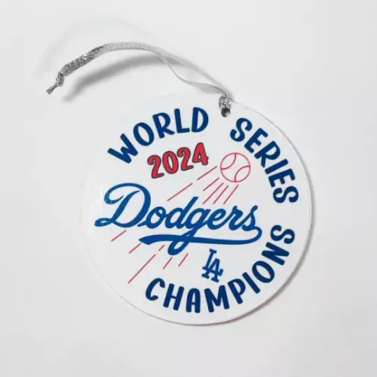 2024 World Series Champions Ornament Yankees or Dodgers XMas Ornament Gift