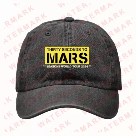 Hats THIRTY SECONDS TO MARS – SEASONS WORLD TOUR 2024 Pyrography Cap