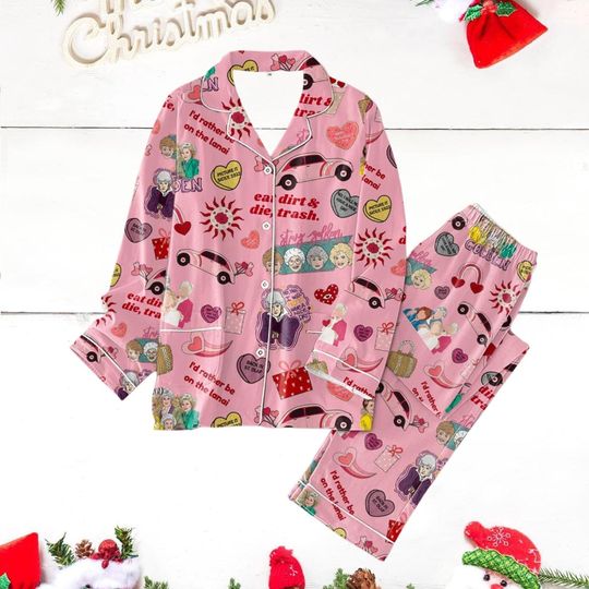 Stay Golden Xmas Pajamas, Stay Golden Holiday Pajamas, Stay Golden Tv Show Pajamas, The Golden Ghouls Movie Shirt, Christmas Gift