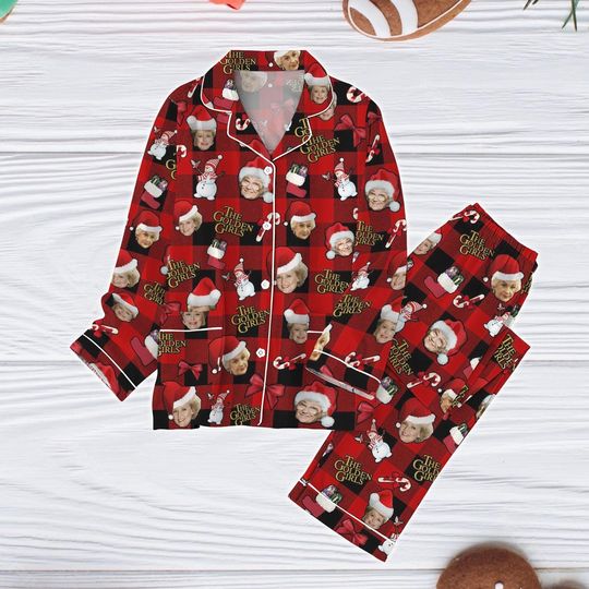 The Stay Golden Pajamas, Stay Golden Christmas Pajamas, Rose Blanche Dorothy Sophia Shirt, Golden Ghouls Movie Pajamas, TV Sitcom Gift