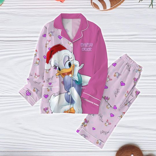 Daisy Duck Christmas Pajamas, Pooh And Friends Pajamas Set, Disney Movie Holiday Pajamas, Disney Girl Pajamas Pants, Magic Kingdom Gift