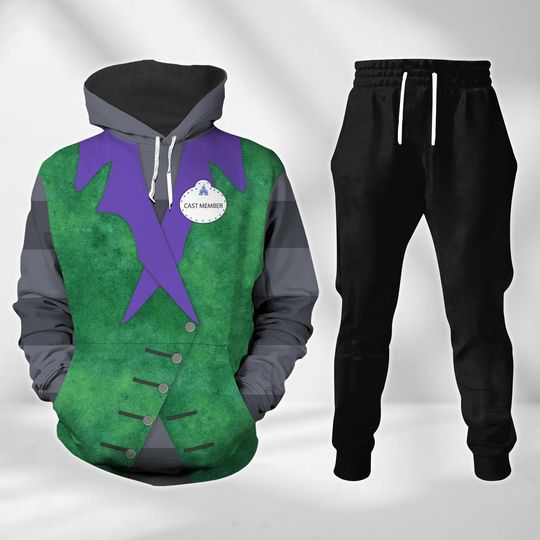 Oogie Boogie Bash Cast Member Hoodie, Disney Cast Member Costume, Disneyland Halloween Party Cosplay, Mens Disney Jogger, Horror Shirt
