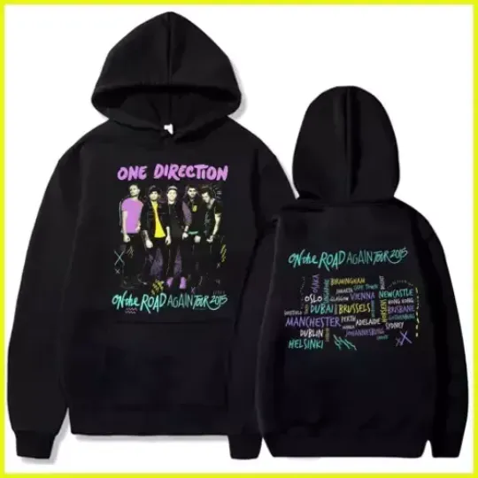 Double sided One Direction On The Road Again Tour 2015 Liam Payne Hoodie