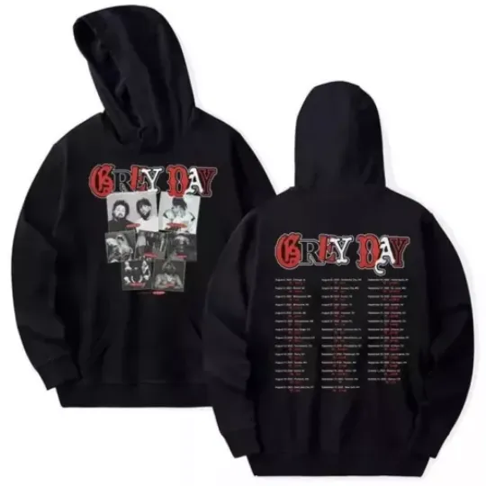 2 sided hoodie music lovers, Grey Day Tour 2022 Suicideboys Hoodie, Grey Day