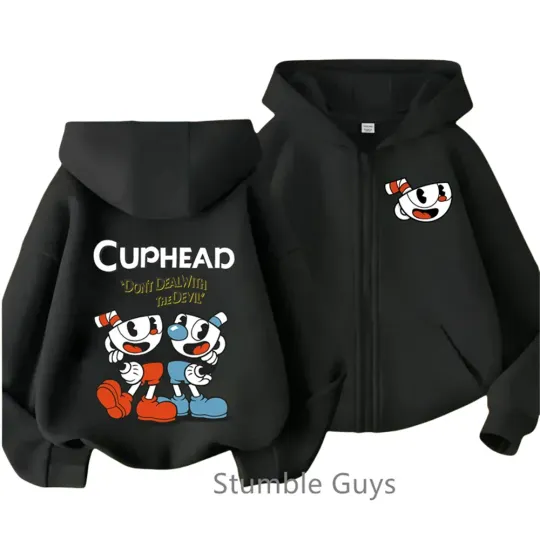 Cuphead Zipper Hoodie