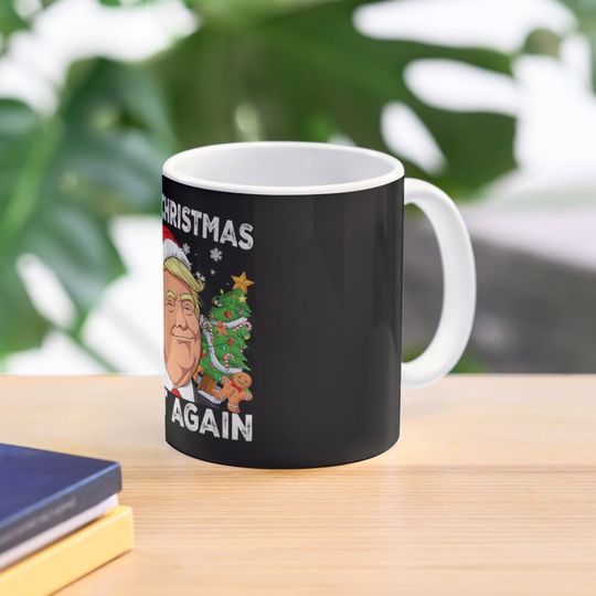 Funny Trump 2024 Make Christmas Great Again Coffee Mug