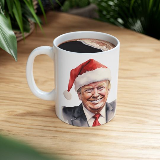 Donald Trump Make Christmas Great Again 11 oz coffee mug || Donald Trump coffee mug || meme coffee mug || Christmas coffee mug