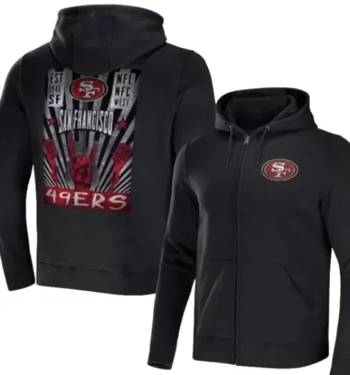 Men's football x Darius Rucker San Francisco 49ers Zip Up Hoodie