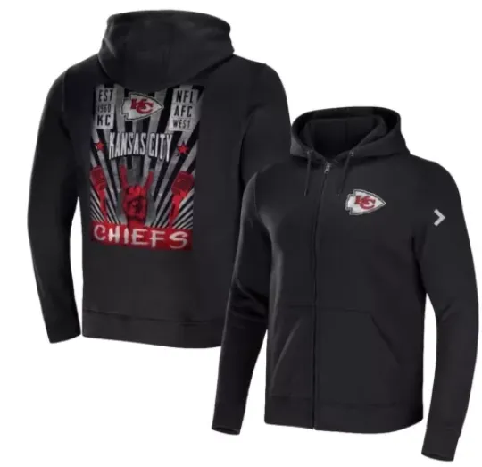 Men's Kansas City Chiefs football x Darius Rucker Full Zip Hoodie