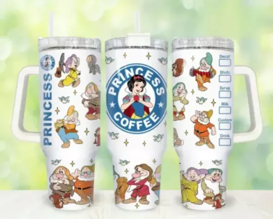 Snow White & the Seven Dwarfs Inspired 40oz Tumbler