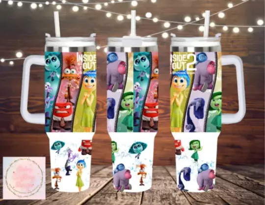 Inside Out Movie Characters 40oz Quencher Tumbler