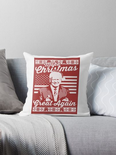 Make Christmas Great Again Pillow