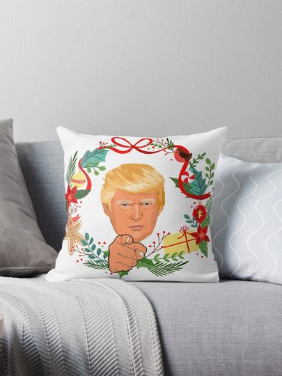 Make Christmas Great Again Donald Trump Pillow