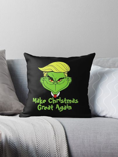 Funny Christmas Trump Shirt Make Christmas Great Again Shirts Humorous Pillow