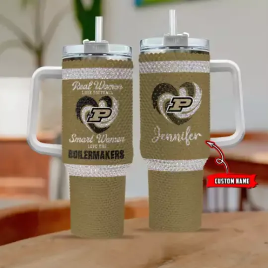 Purdue Boilermakers - 40oz Bling Tumbler