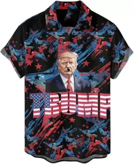 Trump President of The US Presidential Election 2024 Hawaiian Shirt, Take USA