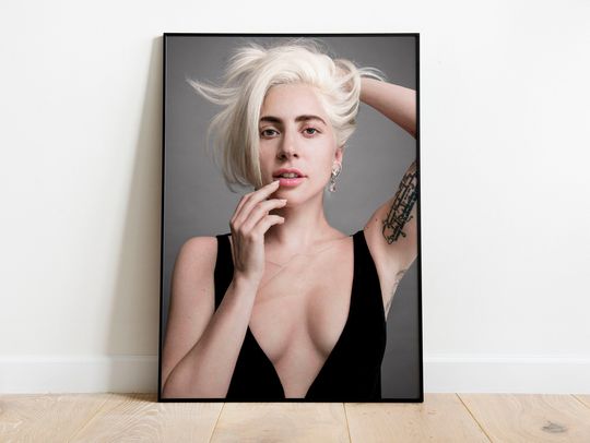 Lady Poster Photo Print Photography Home Decor Wall Art