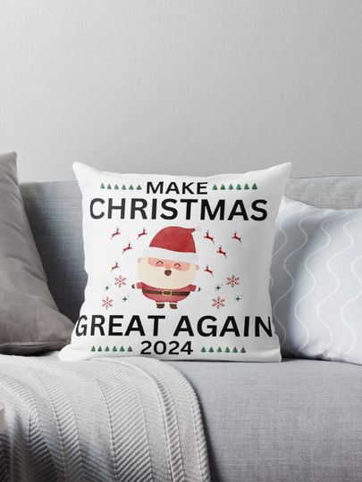 Make Christmas Great Again Pillow