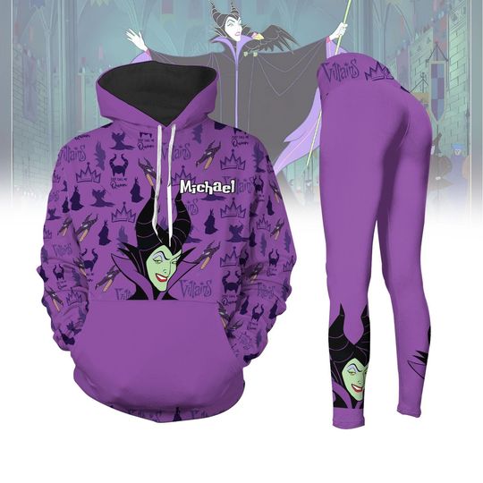 Disney Maleficent Hoodie Legging, Evil Queen Shirt, Disney Fairy Women Sweatshirt, Disney Girls Shirt, Princess Sleeping Beauty Shirt