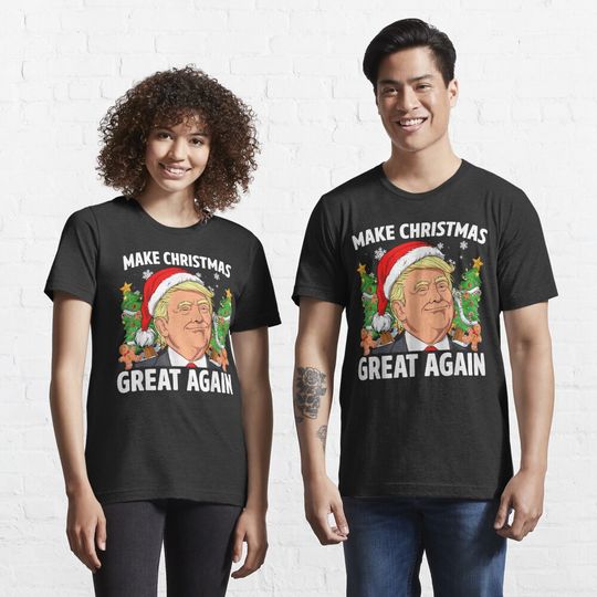 Trump Make Christmas Great Again Ugly Christmas Sweaters Essential T-Shirt