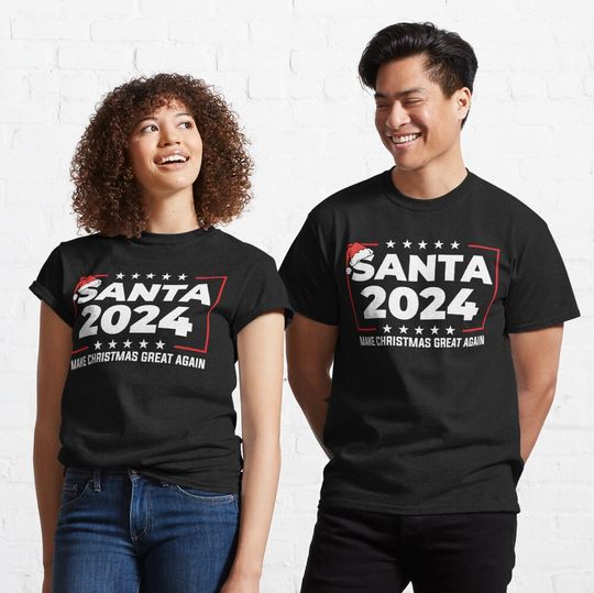 Santa 2024 Make Christmas Great Again Classic T-Shirt