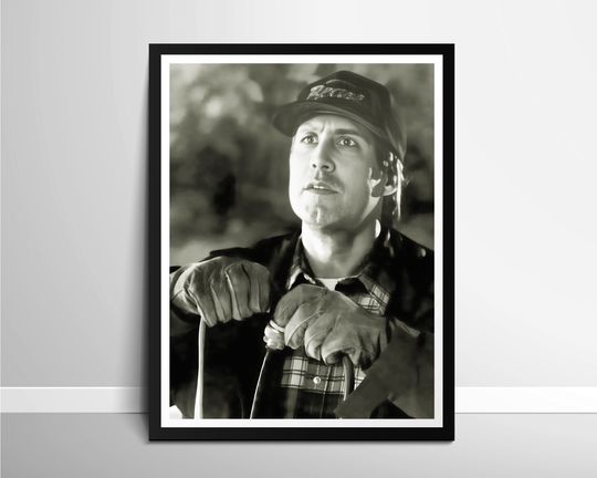 Christmas Vacation Poster, Black and White, Funny Christmas Trendy Wall Art, Vintage Print, Printable Christmas Decor