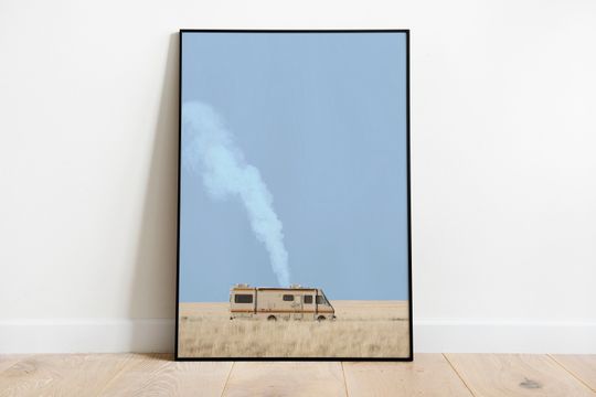 Breaking Bad Poster, Movie Print, Tv Show, Aesthetic Room Decor, Breaking Bad Print, Heisenberg Poster, Minimal Movie Poster