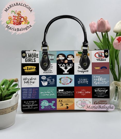 Gilmore Girls Christmas Leather Handbag, Gilmore Girls Women's Handbag, Christmas Shoulder Bag, Crossbody Bag