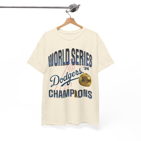 LA Dodgers World Series Champions Tee, 2024 Unisex Sports Shirt, Baseball Fan Gift