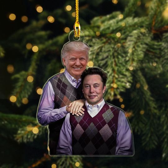 Trump Brothers 2024 Ornament, Republican Christmas Ornament, Trump President Ornament