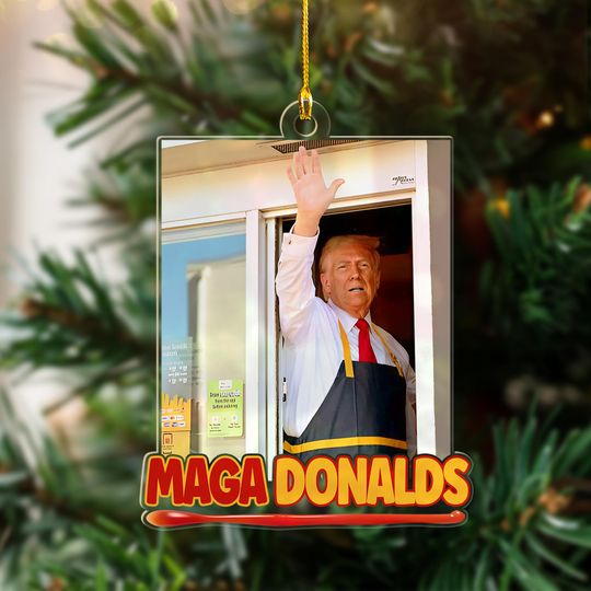 Maga Donald Christmas Ornament, Pennsylvania Trump Ornament, Trump Vance Ornament 2024, MAGA Trump Ornament, Funny Trump Ornament
