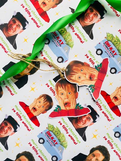 Home Alone, Christmas Wrapping Paper, Gift Wrap