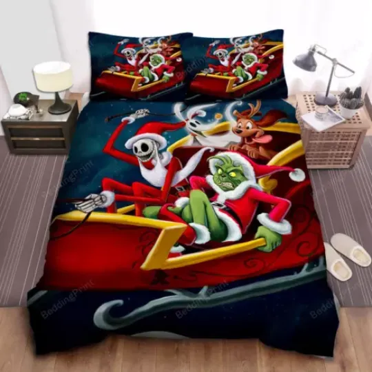 funny character And Nightmare Before Christmas Bedding Sets